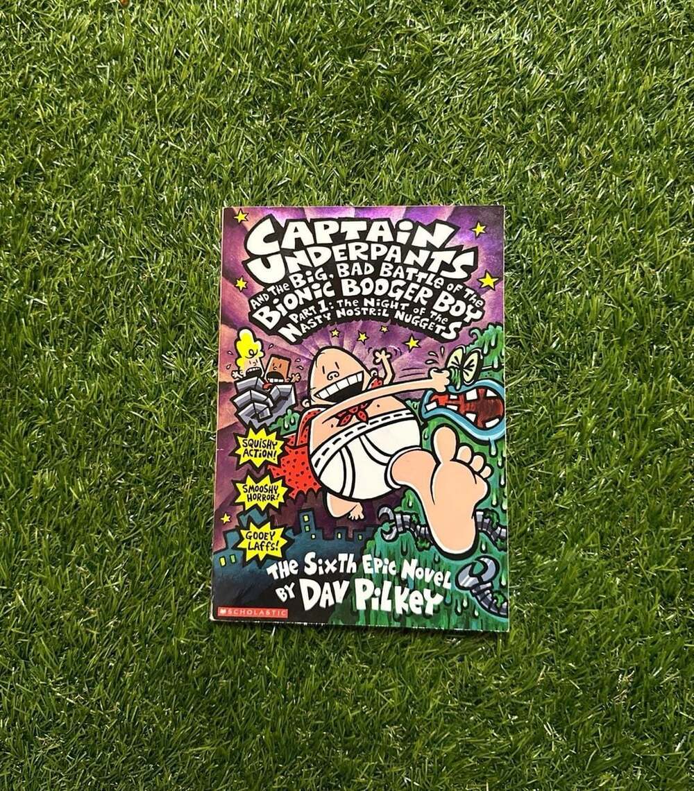 Captain Underpants And The Big Bad Battle Of The Bionic Booger Boy Book